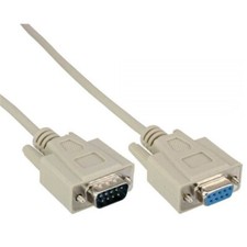 RS232-Kabel 3m seriell Verlängerung DSub 9 S...