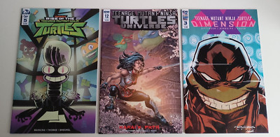 RISE OF THE TEENAGE MUTANT NINJA TURTLES # 5 + TWO COMICS  IDW / NICKELODEON