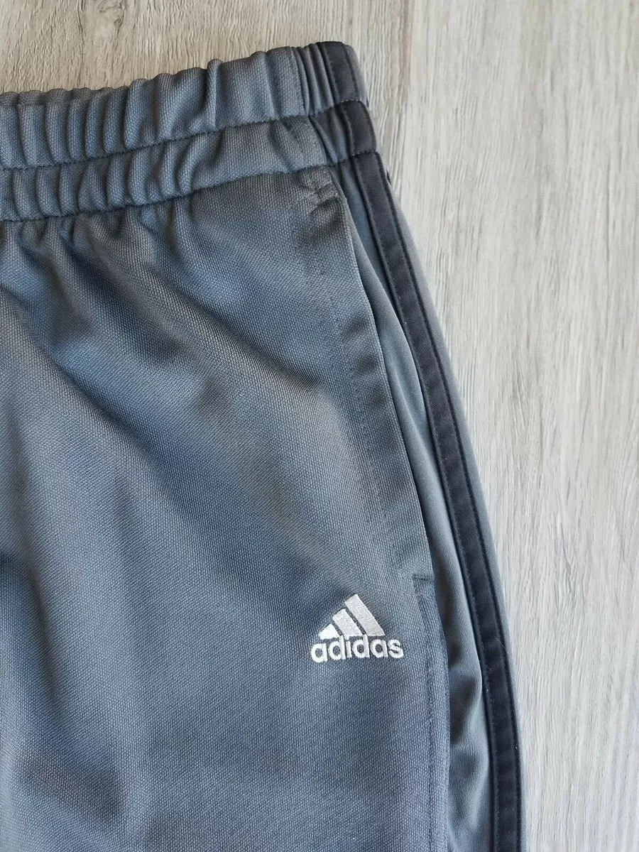 Womens Climalite Athletic Pants Charcoal Grey Black 3 Stripe | eBay