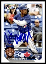 2023 Topps Update Baseball Wynton Bernard RC Blue Jays #US293 Signed