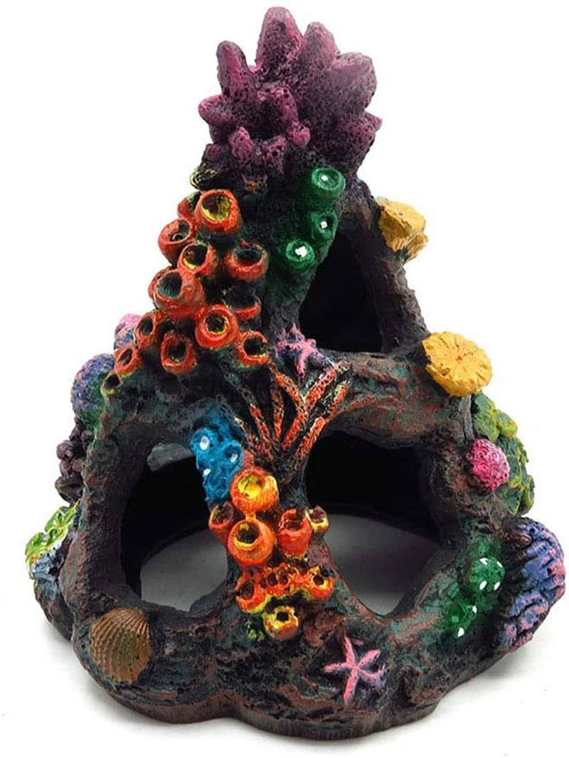 Coral Aquarium Reef Decoration Resin Fish Tank Mountain Cave Ornaments Betta Fis
Opens in a new wind