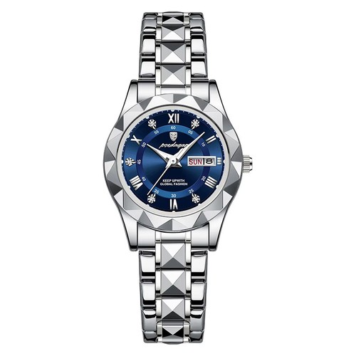 Ladies Watch Luxury Stainless Steel Women Quartz Watches Waterproof Luminous - Picture 18 of 20