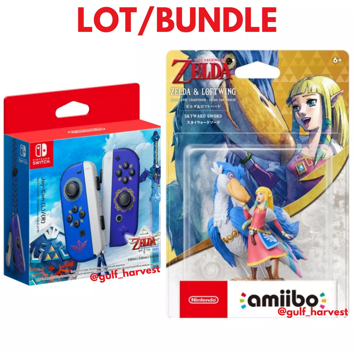 Nintendo Switch Joy-Con Controllers (The Legend of Zelda: Skyward Sword)  for Nintendo Switch