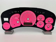 US Speedo Pink Silverado/Sierra Gauge Face for Clusters 99-02 1500 Gas