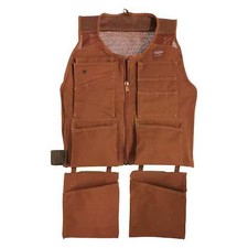 Bucket Boss 80400 Tool Apron, Tool Apron, Brown, Canvas, 14 Pockets