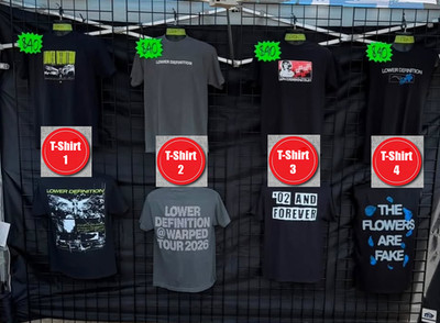 Lower Definition Long Beach CA July 2026 Merch Tee, T-Shirt Reprint