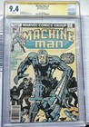SUN FADED! Machine Man #1 (1978) CGC 9.4 SS Signature Series