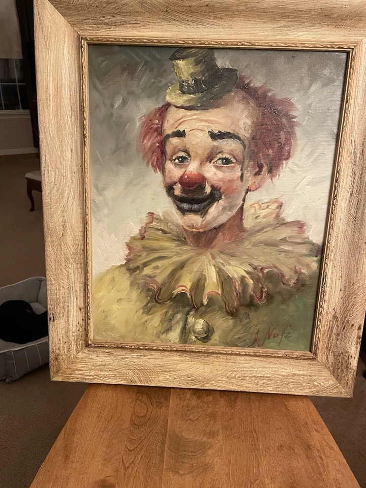 Pintura payaso A.Noff Foto 4 de 4