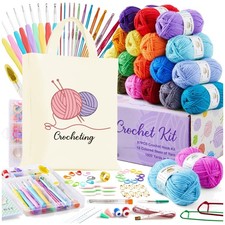 Creative Crochet Yarn Set - 1800 Yards and Essential Tools for Every Crafter