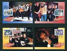 1999 Sweden Dance Bands Set FDC Maximum Cards. First Day Maxi Postcards. PHQ