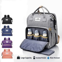 Baby Changing Bag Large Nappy Backpack USB Port Portable Changing Mat Cot UK