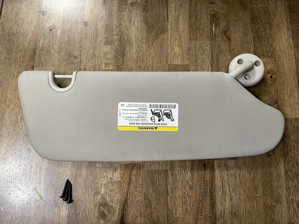 08-20 Dodge Grand Caravan Chrysler Town Country Sun Visor Gray DRIVER SIDE LEFT Foto 3 de 4