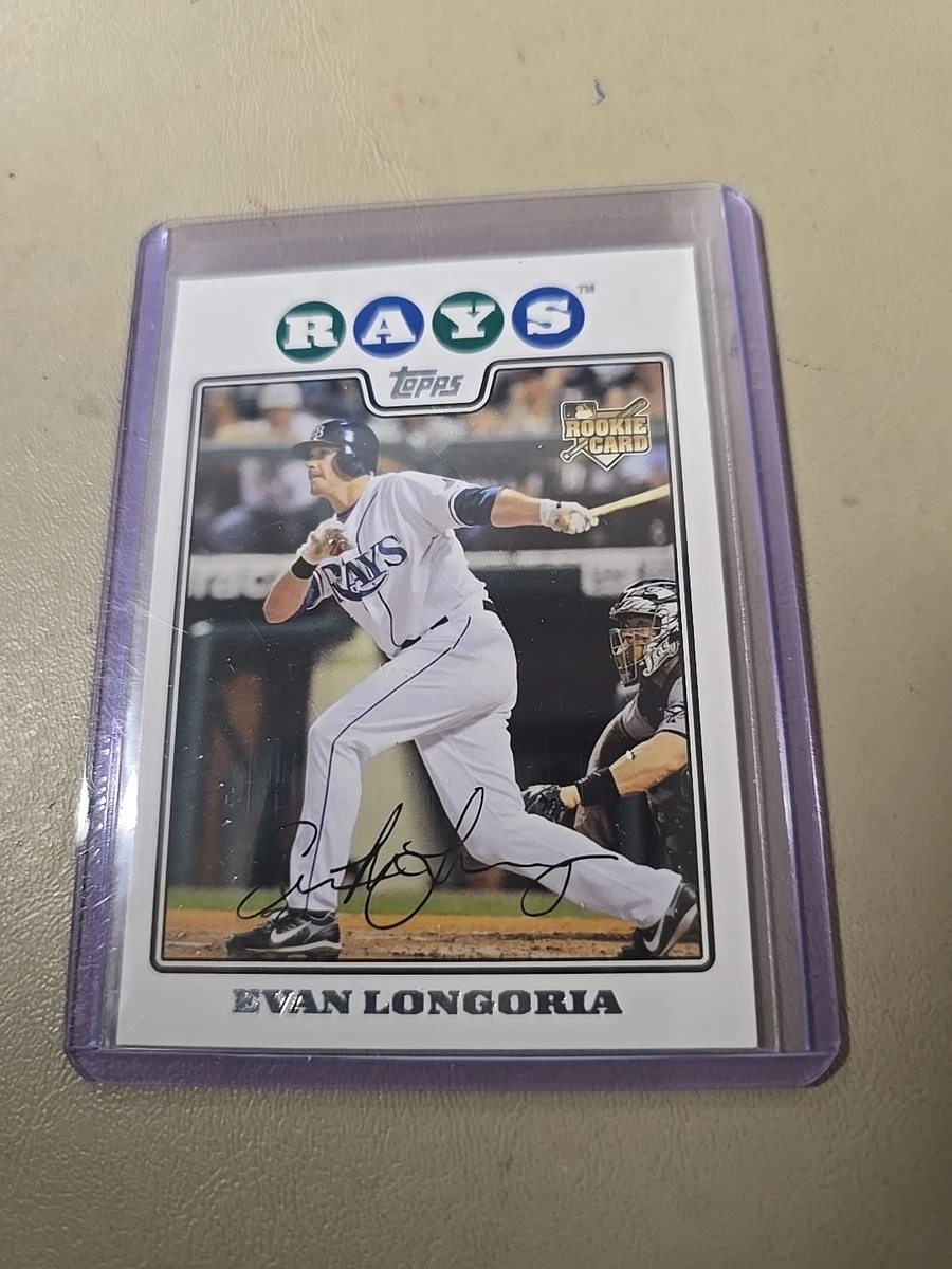 2008 EVAN LONGORIA TOPPS UPDATE ROOKIE CARD. TAMPA BAY RAYS. | eBay