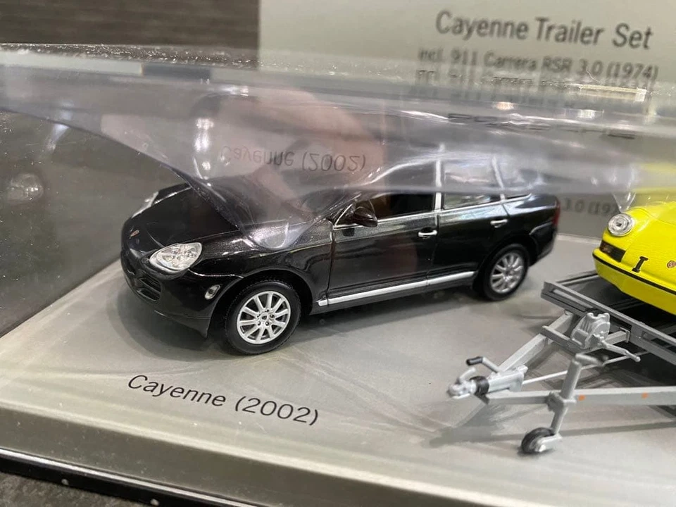 Minichamps 1/43 porsche trailer set Minicar - Image 3 of 4