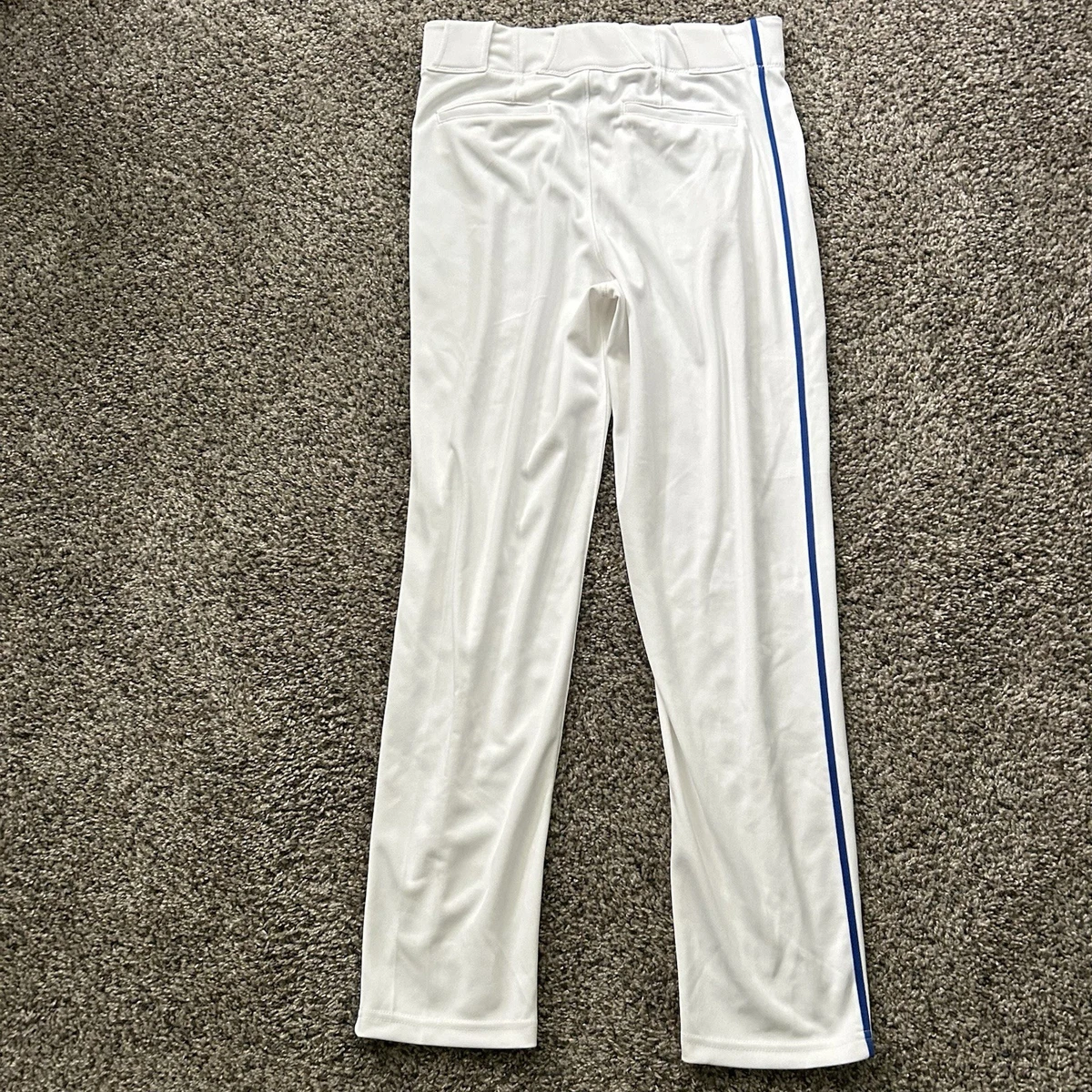 Nike Vapor Select 2 Piped Jugend Baseball Hose weiß blau Kinder XL DX9171-103