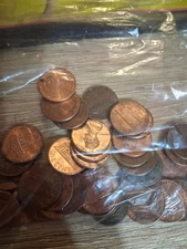 Mixed Lots Of Penny's  Early 1900's To Today. 50 Per Bag