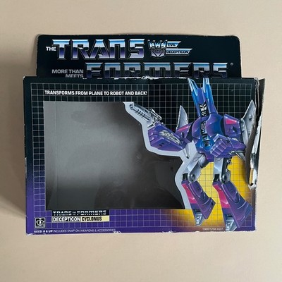 Vintage Hasbro Transformers G1 - 1986 - Decepticon Jet Cyclonus - Box