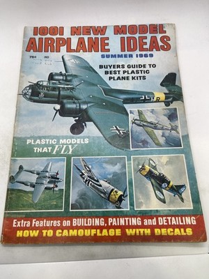 1001 New Model Airplane Ideas Summer 1969 Buyers Guide Plastic Kits