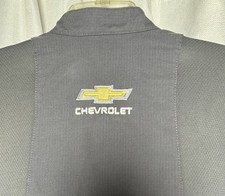 Red Kap Longsleeve Gray Mechanic Technician Button Down Work Shirt Size Large