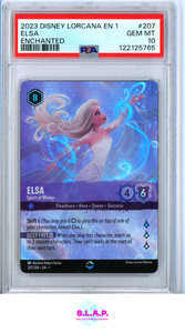 m*a様 PSA10 エルサ ENCHANTED 207/204JA ディズニー PSA10 エルサ