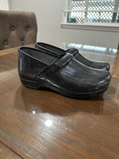 Women  s Dansko XP Patent Leather Multicolor Clogs Size 41