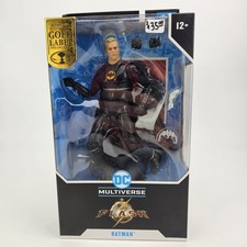 McFarlane DC Multiverse Gold Label The Flash Movie Batman Keaton Unmasked 7 inch