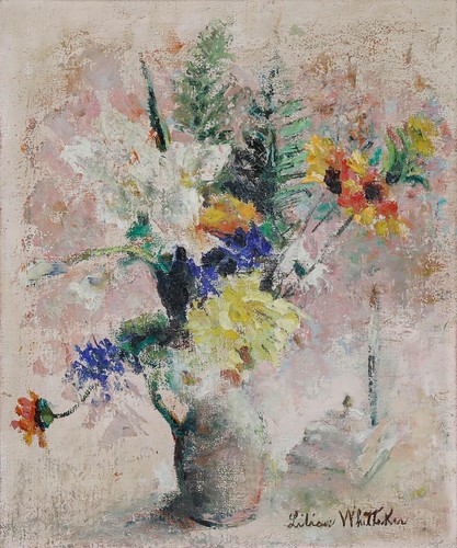 Lilian E. Whitterker (1895-1978) - 20th Century Oil, Summer Blooms - Picture 2 of 7
