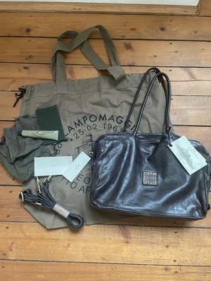 #Campomaggi #Ledertasche #schwarz #neu #mit Etikett