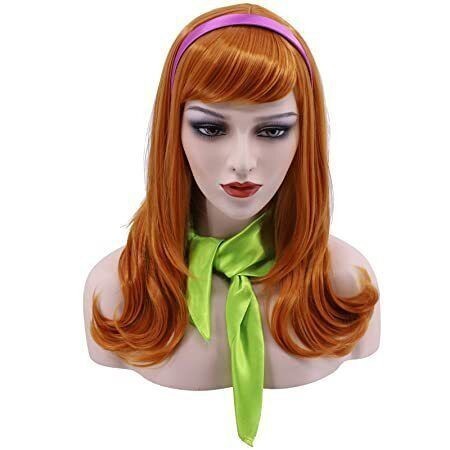Scooby-Doo! and Krypto,Too!Daphne Blake Cosplay Costume Halloween Dress+Wig Hair - Picture 2 of 12