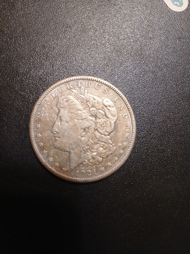 1921 S Morgan Dollar 1 Oz Silver - Picture 3 of 5