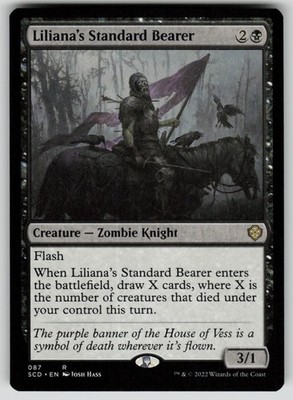 Liliana's Standard Bearer Normal R Starter Commander Decks 87 NM