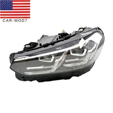 For 2022 - 2023 BMW X3 X4 G01 G02 Headlight Full LED Front Left Driver Chrome