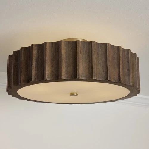 Capital Lighting 257641MA Cody Semi-Flush Matte Brass 20" W - Picture 1 of 5