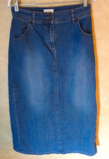 Christopher  Banks Women  s Blue Denim Farm Long Skirt. Womens Size 10.