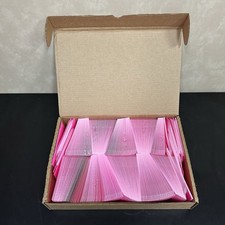 Box of 1000 5 1/4" x 2 5/8" Shipping Inventory Tags Fluorescent Pink 13 Pt