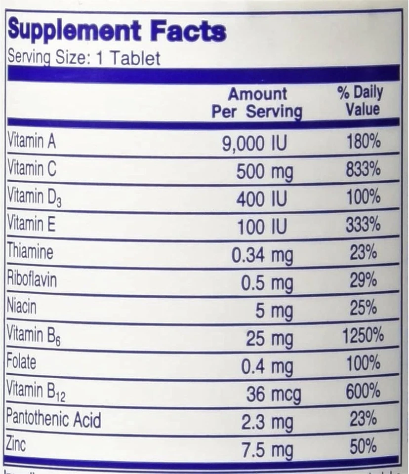 Suplemento Multivitamínico Oncovite - Apoyo Inmune Antioxidante - Pack de 2 100ct Foto 2 de 3