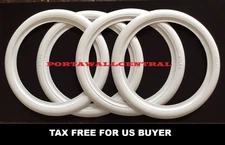 ATLAS 17" WHITE WALL PORT O WALL TYRE TRIM SET 4PCS