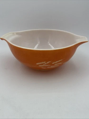 Vintage Pyrex Autumn Harvest Wheat 443 Mixing Bowl 2.5L USA