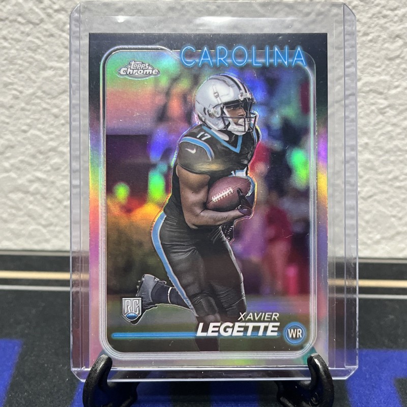 2024 Topps Chrome - Rookies Xavier Legette #211 Refractor (RC)