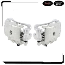 Rear Brake Calipers w/ Bracket Set (2) For 2001 - 2010 GMC Sierra 2500 HD