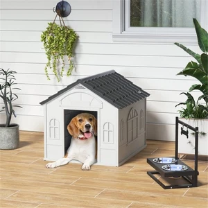 Heavy Duty Dog Crate Furniture with Double Doors for Large Dogs