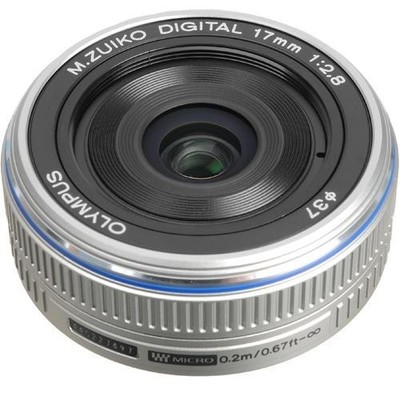 (Open Box) Olympus M.Zuiko Digital 17mm f/2.8 Lens (Silver)
