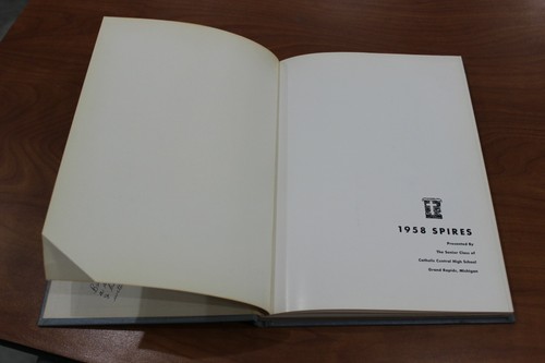1958 Catholic Central High School Yearbook Grand Rapids Michigan Spires - Picture 3 of 12