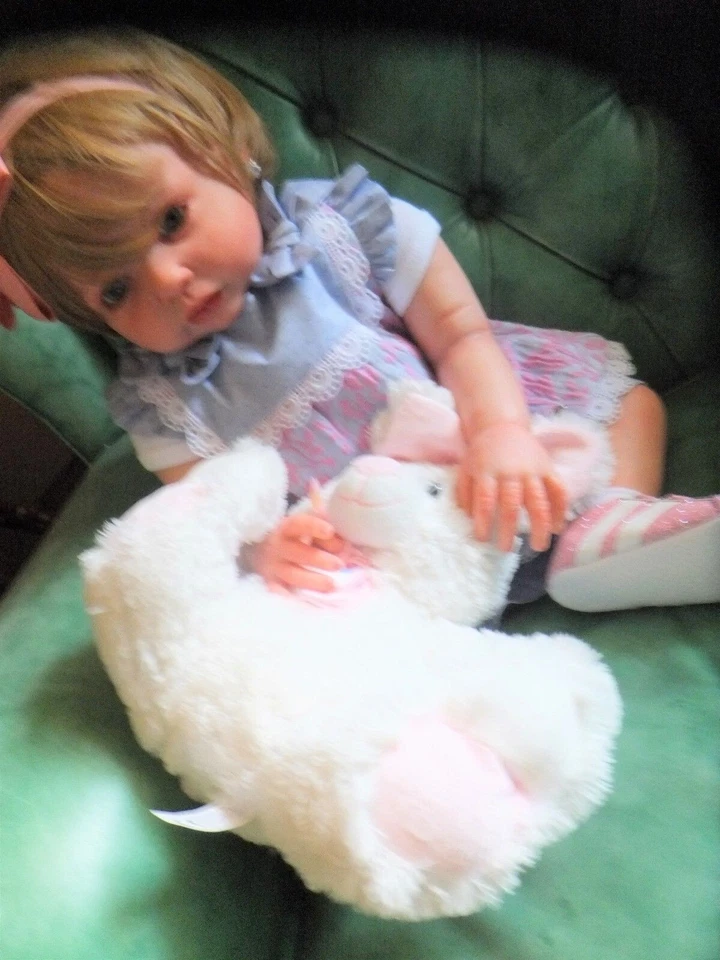 REBORN OMBRETTA DAL KIT CHANELLE DI JANIE DE LANGE 66 CM - - Immagine 2 di 4