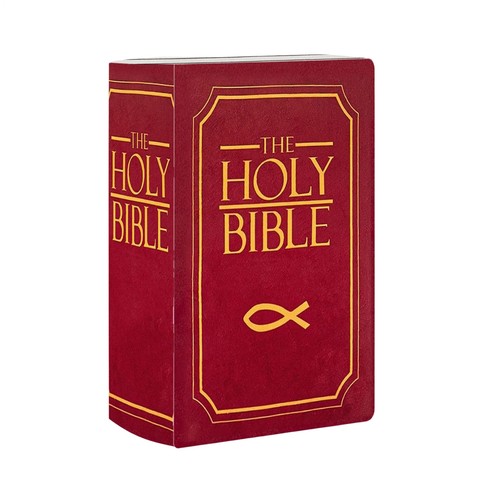 Holy Bible Pillow Book Plush Toy Opens to Reveal Bible Verses Soft Plushies 12'' - Picture 13 of 17