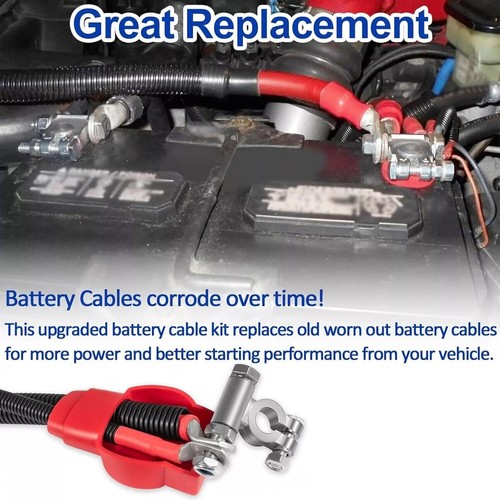 Battery Cables Kit for Dodge RAM Truck Gen 3 2003-2007 24 Valve Cummins 5.9L - Picture 8 of 13