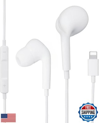 Lavodio Wired Headphones for iPhone.Earphones Built-in Microphone and Volume 