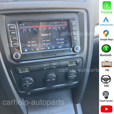 Für VW GOLF 5 6 Plus Touran Polo Caddy EOS 7'' Android 12 Autoradio GPS + Kamera