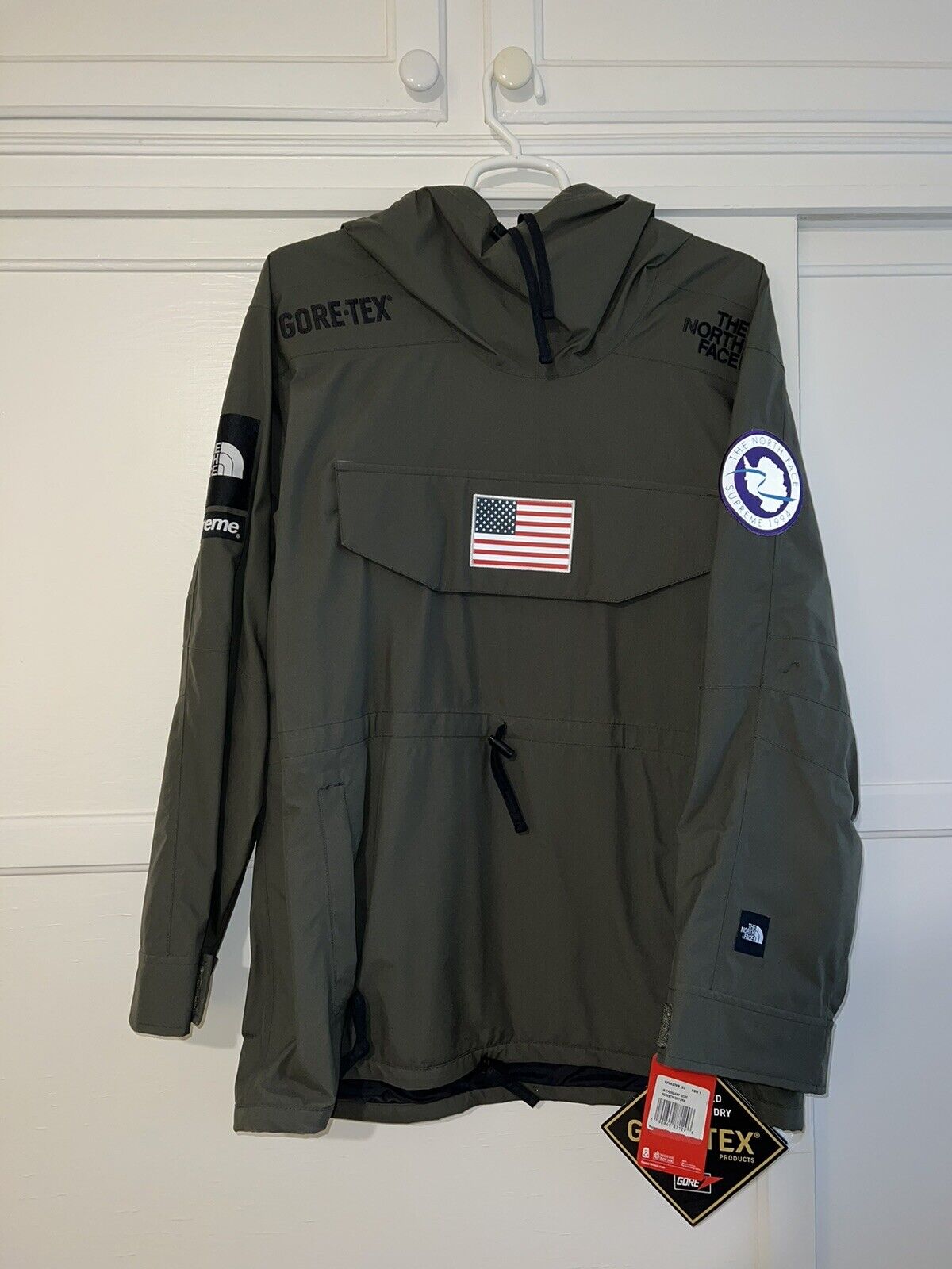 Supreme X The North Face Trans Antarctica Expedition Pullover Jacket XL  Olive