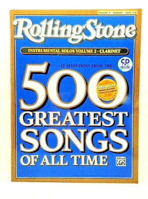 Selections Rolling Stone Magazine 500 Greatest Song Vol. 2 Clarinet CD